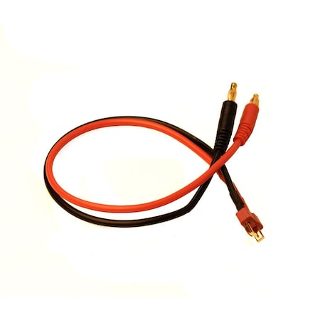 Racers Edge 300 mm Wire Charge Adapter with Male Deans to Male 4 mm Bullets RCE1620